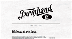 Desktop Screenshot of farmhandco.com